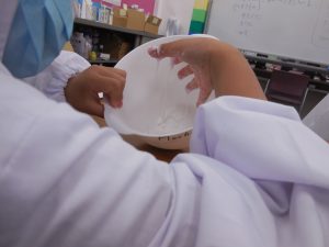 液状化現象の実験